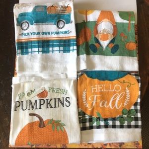 Perfect Harvest Kitchen Towel of 4 Fall season
